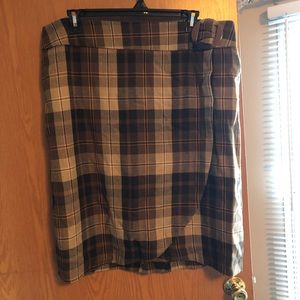 Skirt with all the browns.